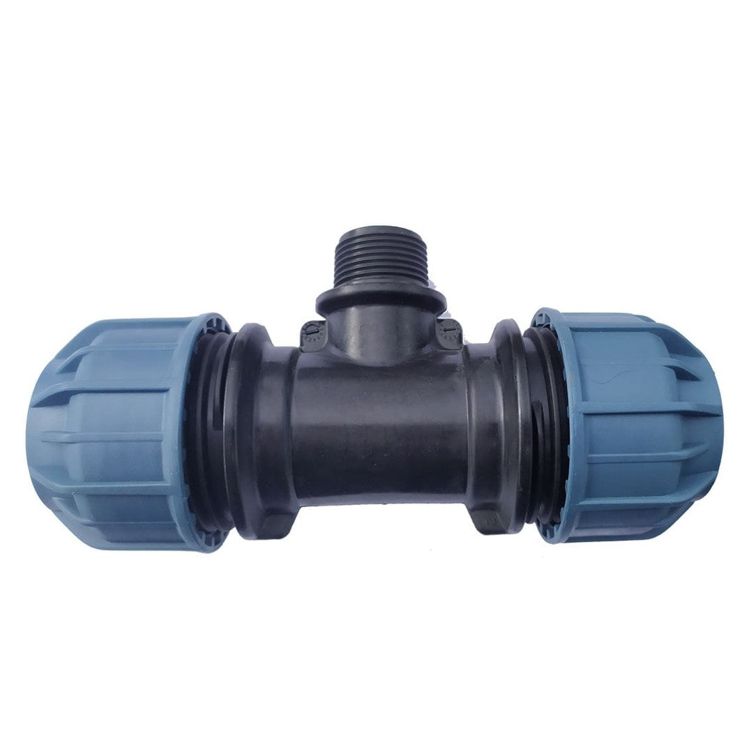 PE Elysse T-koppling 32x3/4 för Vattenledningar